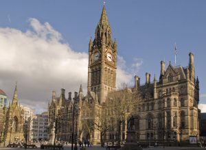 Manchester Town Hall in Albert Square
